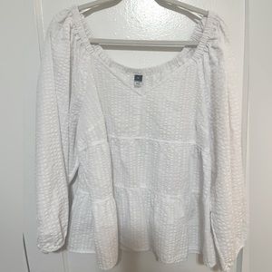 Old Navy White Blouse